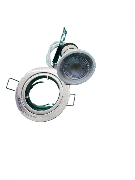 SPOT COMPLET ENCASTRABLE GU10 AMPOULE 5W 6000K ET DOUILLE